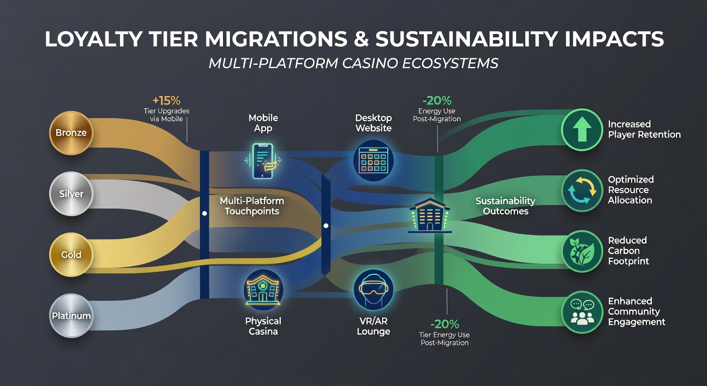 Chart displaying live dealer session duration statistics correlated with loyalty tier levels across different casino platforms