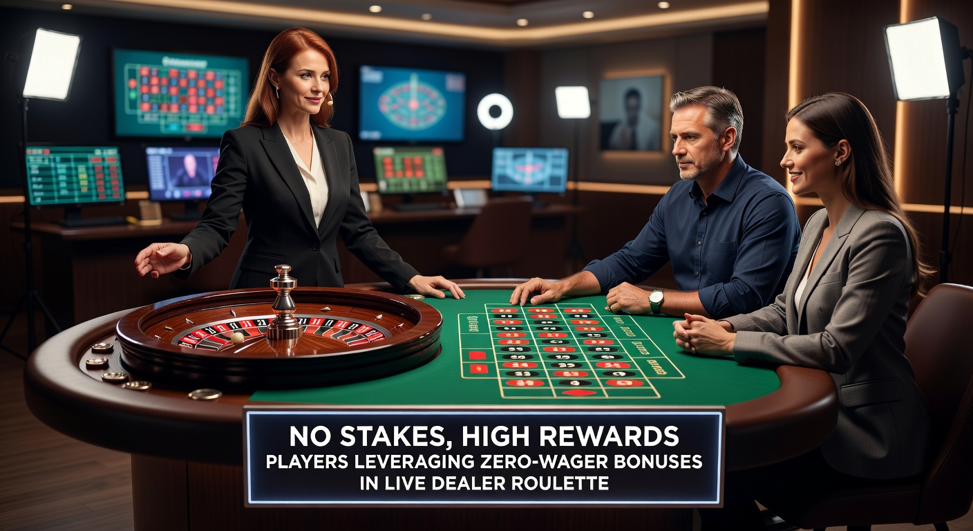 Close-up of a player's interface on live roulette with no-wager bonus active, wheel spinning, chips placed on even-money bets amid multiplier highlights